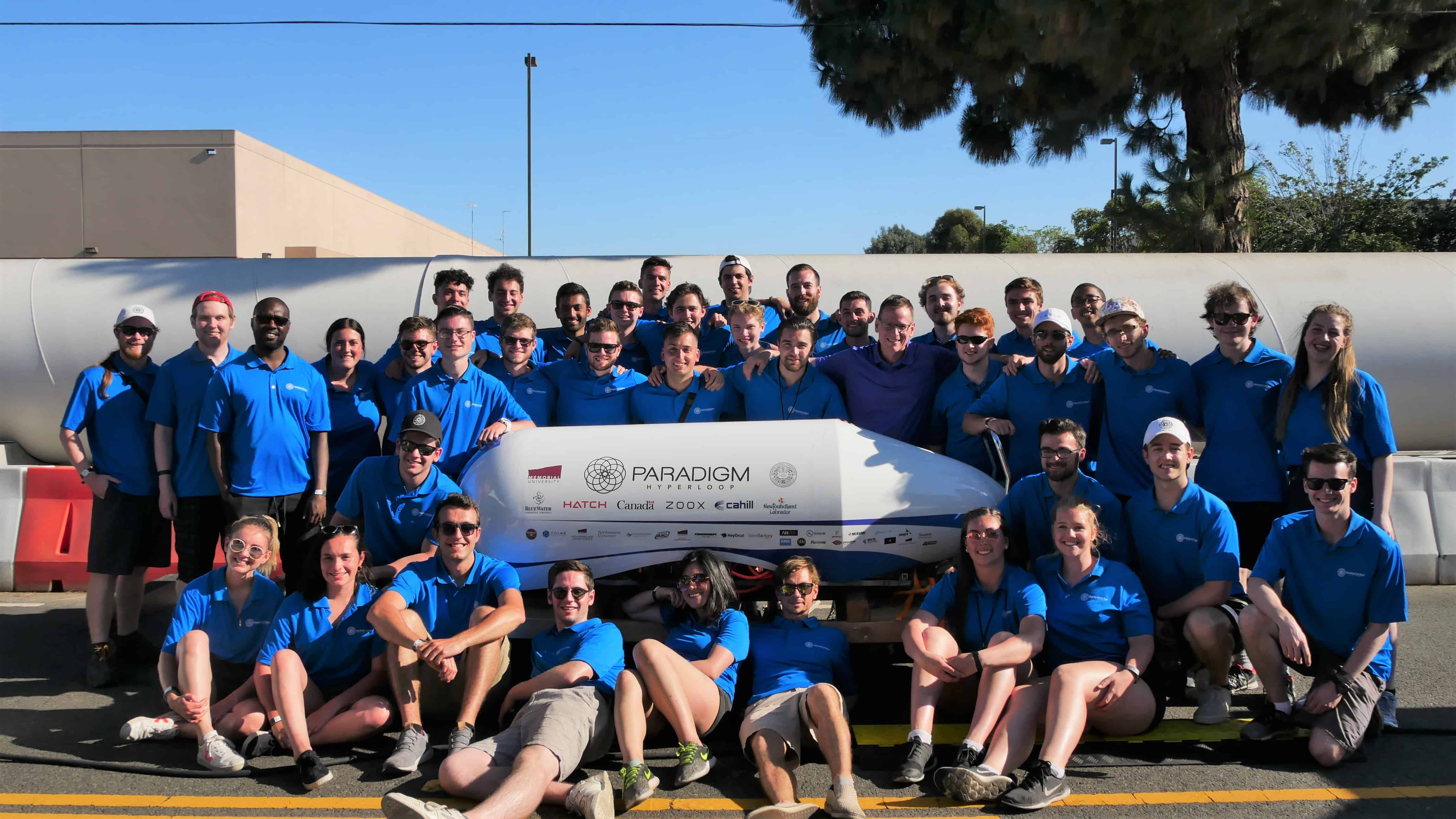 paradigm hyperloop team